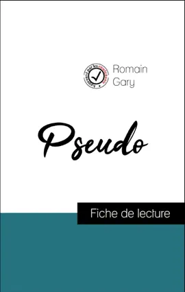 Read: Analyse de l'œuvre : Pseudo (résumé et Book fiche de lecture plébiscités par les enseignants sur fichedelecture.fr)
