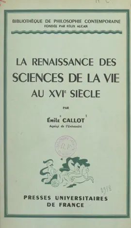 Read: La renaissance des sciences Book de la vie au XVIe siècle