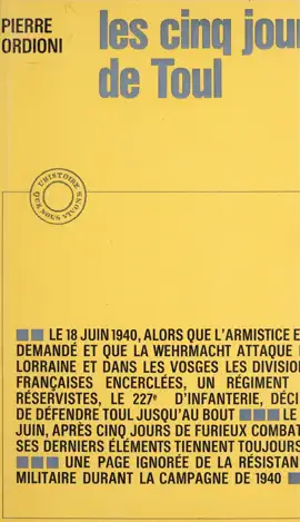 Read: Book Les cinq jours de Toul