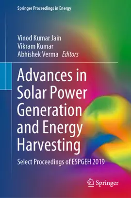 Read: Advances Book in Solar Power Generation and Energy Harvesting