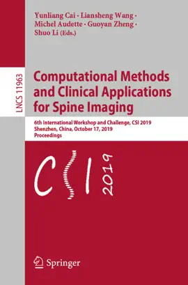Read: Computational Methods and Clinical Applications Book for Spine Imaging