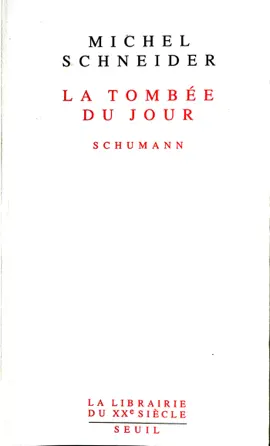Read: Book La Tombée du jour. Schumann
