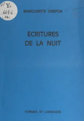Read: Écritures de la nuit Book
