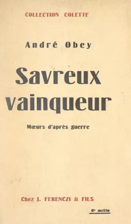 Read: Savreux vainqueur Book