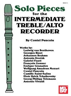 Solo Pieces for the Intermediate Treble/Alto Recorder by Costel Puscoiu