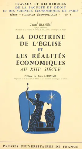 Read: La doctrine Book de l'Église et les réalités économiques au XIIIe siècle
