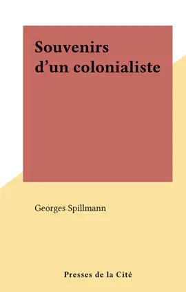 Read: Souvenirs Book d'un colonialiste