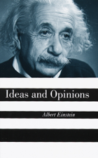 Ideas And Opinions - Albert Einstein Cover Art