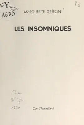 Read: Les insomniques Book