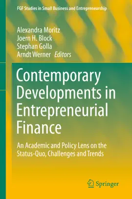 Read: Contemporary Developments Book in Entrepreneurial Finance