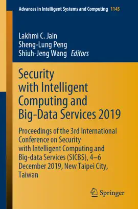 Read: Security with Intelligent Computing Book and Big-Data Services 2019