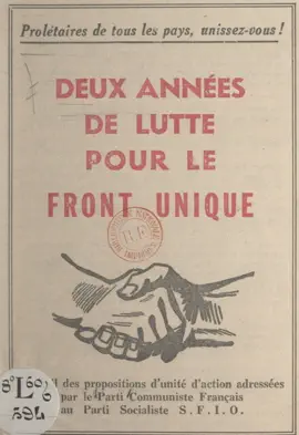 Read: Deux années Book de lutte pour le front unique