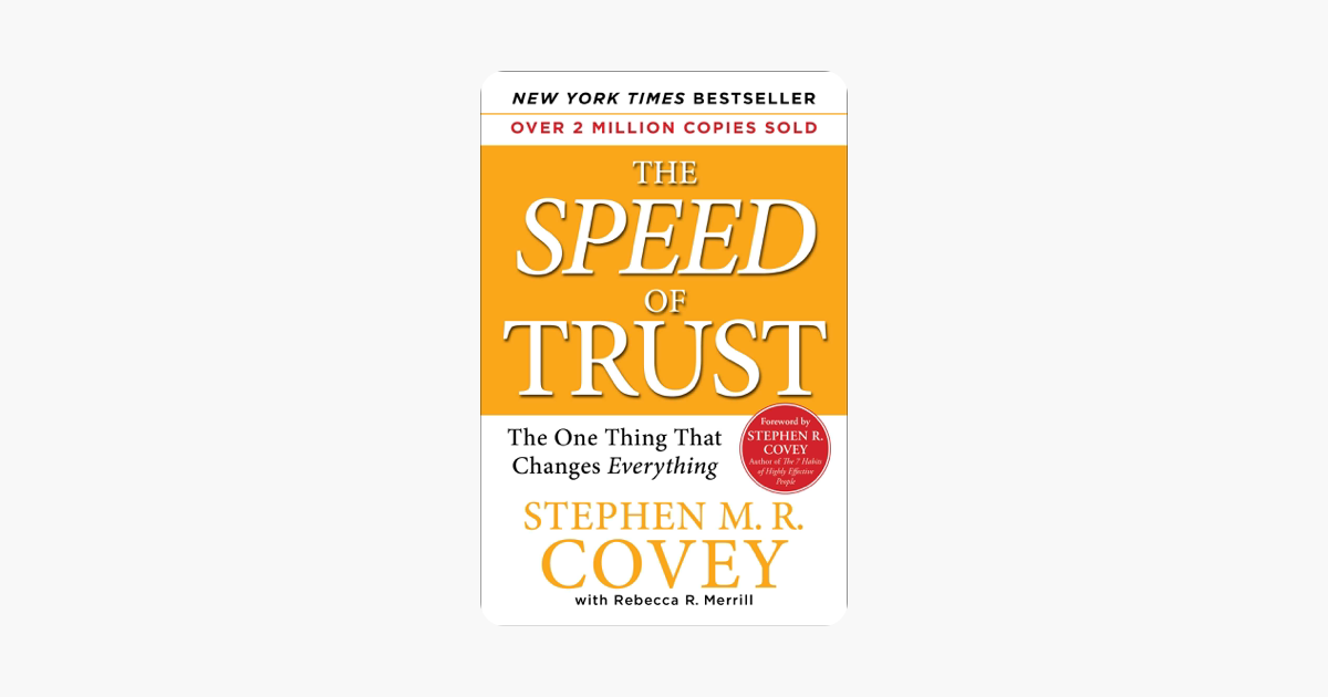 The SPEED of Trust - Stephen M. R. Covey The SPEED of Trust - Stephen M. R. Covey