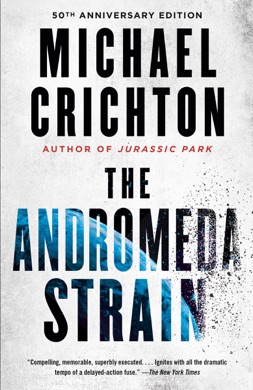 Capa do livro The Andromeda Strain de Michael Crichton
