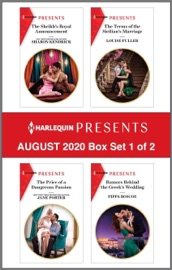 Harlequin Presents - August 2020 - Box Set 1 of 2 - Sharon Kendrick, Jane Porter, Louise Fuller & Pippa Roscoe