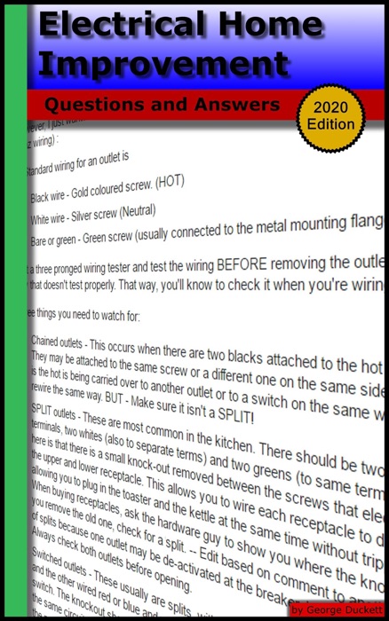 Electrical Home Improvement: Questions and Answers (2020 Edition)