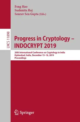 Read: Progress Book in Cryptology – INDOCRYPT 2019