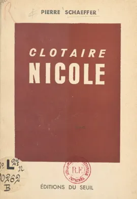 Read: Clotaire Nicole Book