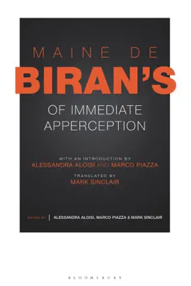 Read: Maine de Book Biran's 'Of Immediate Apperception'