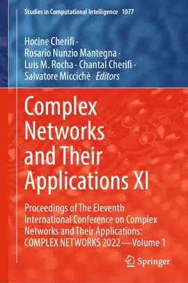 Read: Complex Networks and Book Their Applications XI