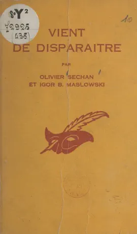 Read: Vient de disparaître Book