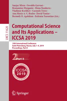 Read: Book Computational Science and Its Applications – ICCSA 2019