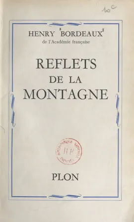 Read: Reflets de la montagne Book