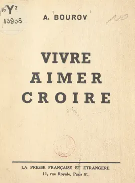 Read: Vivre, aimer, croire Book