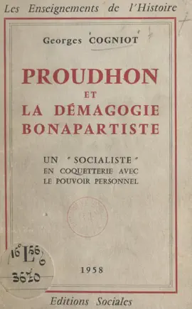 Read: Proudhon et la démagogie bonapartiste Book