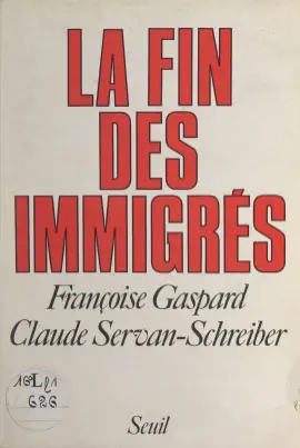 Read: Book La fin des immigrés