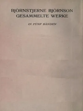 Read: Bjørnstjerne Bjørnson Book - Gesammelte Werke