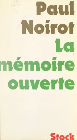 Read: Book La mémoire ouverte