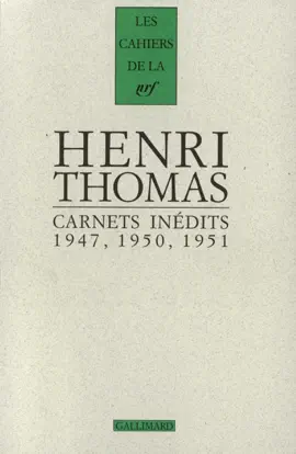 Read: Carnets inédits (1947, 1950, 1951) suivi Book de Pages 1934-1948