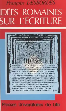 Read: Book Idées romaines sur l'écriture