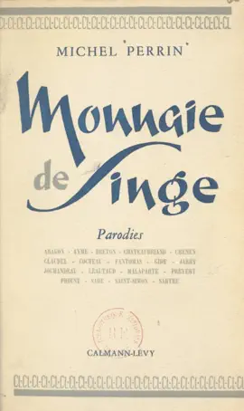 Read: Monnaie de singe Book