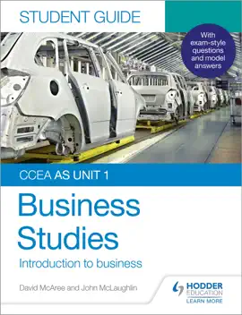 Read: CCEA AS Unit 1 Business Studies Student Guide 1: Introduction to Business Book