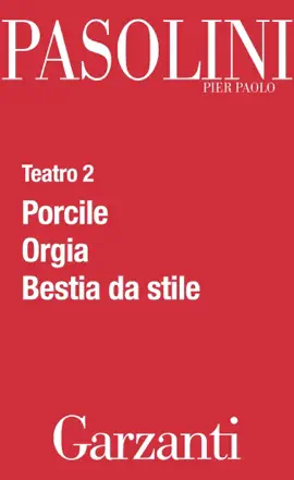 Read: Teatro 2 (Porcile - Book Orgia - Bestia da stile)