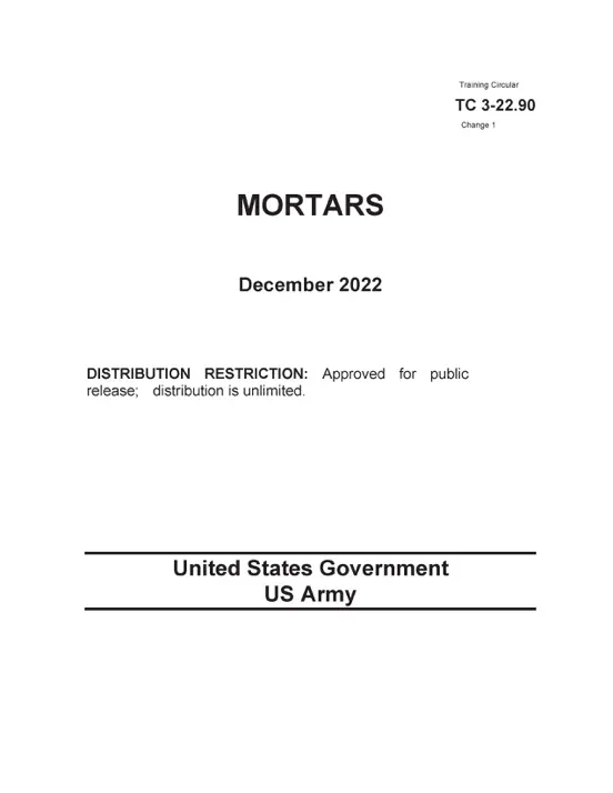Training Circular TC 3-22.90 Change 1 Mortars December 2022