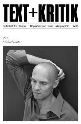 Read: TEXT + KRITIK 222 - Book Michael Lentz