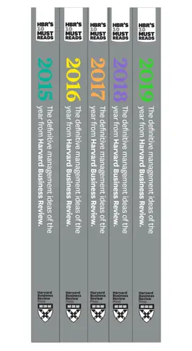 5 Years of Must Reads from HBR: 2019 Edition