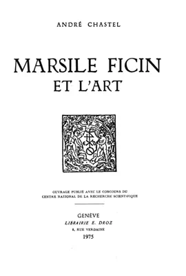Read: Book Marsile Ficin et l’art
