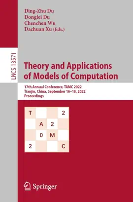 Read: Book Theory and Applications of Models of Computation