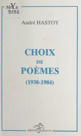 Read: Book Choix de poèmes (1938-1984)