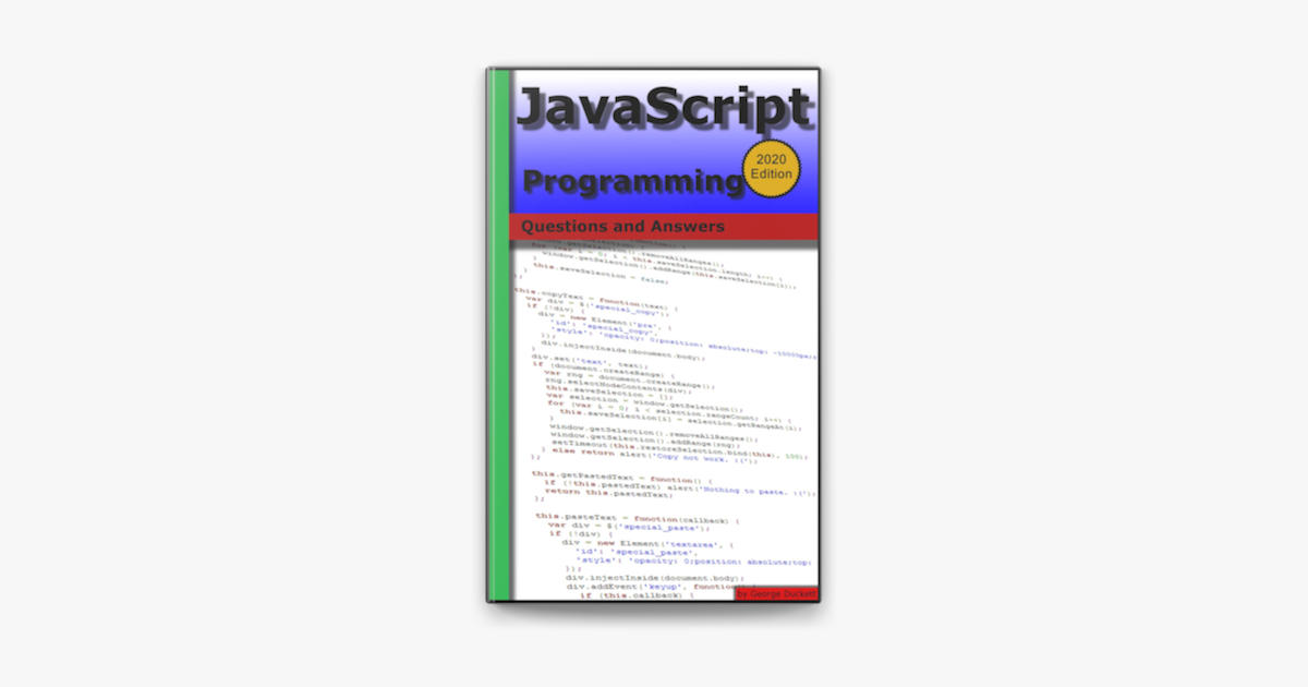 Javascript Programming Questions And Answers