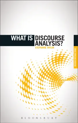 Read: What is Discourse Analysis? Book