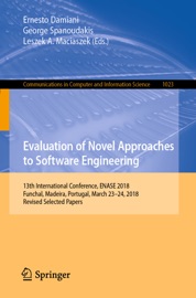Evaluation of Novel Approaches to Software Engineering - Ernesto Damiani, George Spanoudakis & Leszek A. Maciaszek