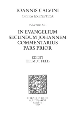 Read: In Book evangelium secundum Johannem Commentarius. Pars prior. Series II, Opera exegetica
