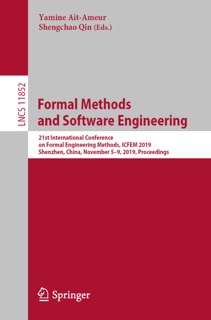 Formal Methods and Software Engineering by Yamine Aït-Ameur & Shengchao Qin