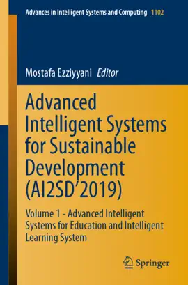 Read: Advanced Book Intelligent Systems for Sustainable Development (AI2SD’2019)