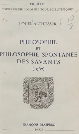 Read: Philosophie et Book philosophie spontanée des savants